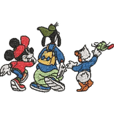 Mickey and Pals- Pack of 20 Designs - Embroidery Design - FineryEmbroidery